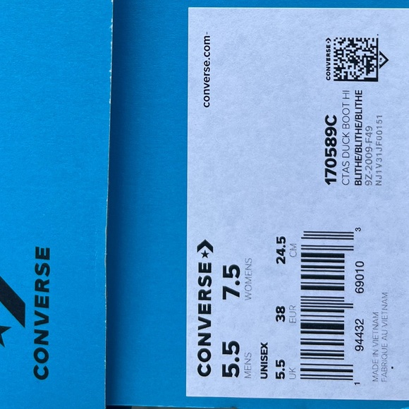 Converse x Ambush Duck Boot in Blue. Unisex. - Picture 7 of 14